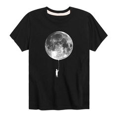 Make sure he has the coolest wardrobe by adding this boys' Space Moon Balloon Child Graphic Tee. Make sure he has the coolest wardrobe by adding this boys' Space Moon Balloon Child Graphic Tee. Crewneck Short sleevesFABRIC & CARE Cotton, polyester Machine wash Imported Size: Medium. Color: Black. Gender: male. Age Group: kids. Graphic Tees, Moon Balloon, Graphic Tee, Age Group, Balloons, Graphic Tshirt, Size Large, Celestial Bodies, Color Black