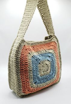 Jambo Bag Crochet pattern by Raine Eimre | LoveCrafts Crochet Bags And Purses, Crochet Purse Pattern, Sac Diy, Free Crochet Bag, Easy Crochet Stitches, Bag Pattern Free, Crochet Market Bag