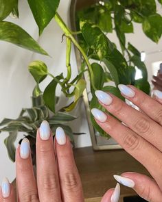 kyndel bowler (@k.raesnails) • Instagram photos and videos Dump Nails, Nails Baby Blue, Nails Aura, Aura Nails, Blue Aura, 4th Of July Nails, July Nails, Nail Inspo, Baby Blue