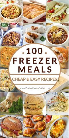 freezer meals that are easy to make and great for the whole family or friends