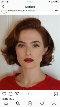 Romantic Short Hair, Vintage Short Hair, Retro Bob, Gorgeous Lady, Got To Be, Peinados Faciles