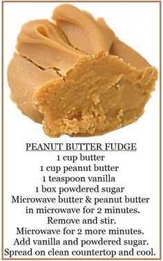 peanut butter fudge recipe with instructions