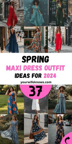 Embrace the freshness of spring with our ultimate guide to maxi dress outfits. Featuring a wide range of styles from casual floral prints to elegant boho designs, we provide ideas that suit every occasion, whether you're heading to work or celebrating Easter. Discover how to blend classic colors like black, white, and navy blue with seasonal favorites such as green and gray. Our tips will help you select the perfect size and style, ensuring a flattering fit for all, including maternity options. Get inspired to mix and match, creating spring maxi dress outfits that showcase your unique style." Grey Floral Dress, Maxi Dress Outfit