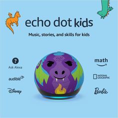 the echo dot kids's music, stories and skills for kids are available on amazon