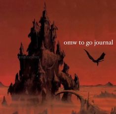 an animated scene with the words omw to go journal written in front of it