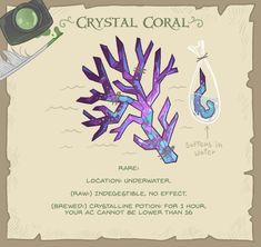 the crystal coral is next to a camera