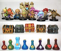 Fimo, Super Dungeon Explore, Dnd Diy, Rpg Board Games, Arcadia Quest, Dnd Crafts, Dnd Mini, Dnd Minis, D&d Minis