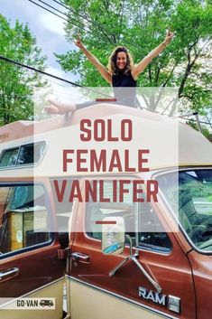 Check out this solo female vanlifer living her dreams out on the open road in her Ram van! Go Van Van Road Trip, Camping Checklist Family, Van Travel, Ram Van, Disney Cute, Life Essentials, Camper Van Life, Suv Camping