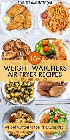 Air Fryer Recipes Weight Watchers, Weight Watchers Air Fryer Recipes, Weight Watchers Air Fryer, Healthy Air Fryer Recipes, Easy Air Fryer Recipes, Plats Weight Watchers, Healthy Air Fryer