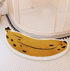 Tapete de Banana para Banheiro Tapete GatoGeek 40x80cm Cozy Rugs, Bathroom Floor Mat, Estilo Tropical, Plush Carpet, Room Additions, Kitchen Jewelry, Bathroom Kids, Rug Art, Bath Mat Rug