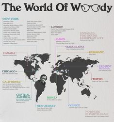 the world of words is shown in black and white, with different colors on it