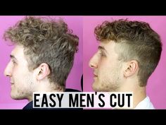 How To Cut A Fade Step By Step, Mens Haircut Diy, Cut Hair At Home, Boys Curly Haircuts, How To Cut Your Own Hair, Men's Haircuts