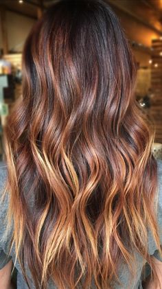 Auburn Hair Balayage, Winter Hair Color Ideas, Winter Hair Color, Winter Hair, Summer To Fall, Hair Color Highlights