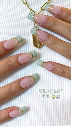 Green Nail, Acrylic Nail Designs For Summer, Nail Designs For Summer, Cute Acrylic Nail Designs, Short Acrylic Nails Designs