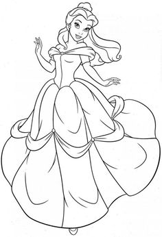 the princess from disney coloring pages