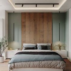 35 Stylish Bedroom Accent Wall Ideas - Our Blue Ridge House