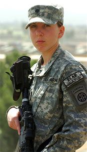 Spc. Monica Brown, 19, an Army medic. A vehicle was hit by an IED, her sergeant yelled, "Doc, let's go," and she went. She spotted two injured soldiers, under intense fire dragged them to cover, then received mortar shells and covered the injured with her body and started repairing them through a two hour fight. She saved them both, and received the Silver Star. ~ Thank You! Monica Brown, 19th Amendment, Army Medic, Usa Army, 82nd Airborne, Military Women, Military Heroes, Real Hero