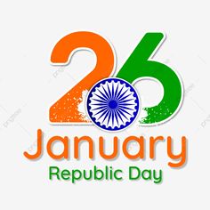 the logo for 26 january republic day