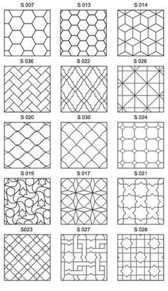 the different patterns and sizes of wallpapers are shown in this diagram, which shows how