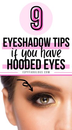 If you try most eyeshadow tutorials, they're not going to turn out the same on hooded eyes. So, check out these tips for the best way to accentuate hooded eyes. How To Put Eyeshadow, Tips For Hooded Eyes, Makeup For Hooded Eyelids, Hooded Eyes Tutorial, How To Do Eyeshadow, Eyeshadow For Hooded Eyes, Eye Makeup For Hooded Eyes, Eyeshadow Techniques, Fall Eyeshadow Looks