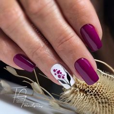 Purple Nail, Summer Nail Ideas Purple, Nails 2023 Trends, Manicure Nail Designs, 2023 Trends