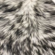 an animal fur texture is shown in black and white