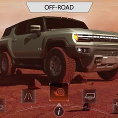 an off road vehicle is shown in this screenshot