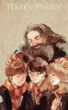 an image of harry potter and his children with the words harry potter written on it