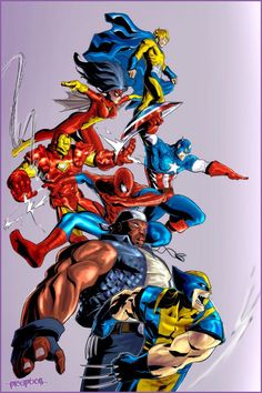 Marvel Heroes, Dc Artwork, Marvel Characters Art, Comic Characters, Comics Marvel, Avengers Marvel, Books Art, Comics Art