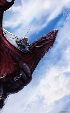 Artstation Dragon, Gra O Tron, Dragon Knight, Game Of Thrones Art, Dragon Pictures, Fantasy Dragon