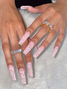 Vlasové Trendy, Manicure Diy, Drip Nails, Acylic Nails, Fake Nails With Glue, Acrylic Nail Tips, Long Acrylic Nails Coffin