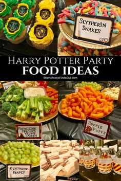 harry potter party food ideas for the kids to make and eat at their birthday party