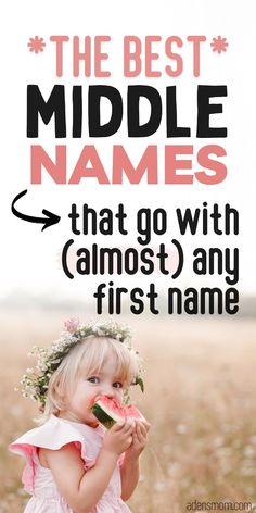 *the best* middle names that go with (almost) any first name Baby Towel Apron, Girl Middle Names, Name Combinations, Cool Middle Names, Middle Names For Girls, Name Unique, Names For Girls, Unique Girl Names, Middle Names