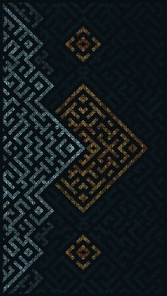 an image of a black and gold pattern on a dark background that looks like something out of space