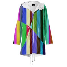 Stripes, Color Profile, Rainy Days, Both Sides, Rainy Day, Two Tone, Academic Dress