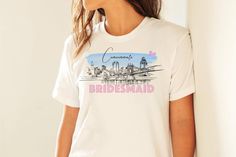 Cincinnati Bridesmaid Shirt, T-Shirt, Cincinnati, OH, Skyline, Bride Tee, Wedding Shirt, Bridal Show Bridesmaid Shirt, Bride Tee, Disney Bride, Wedding Shirt, Artist In Residence, Unique Save The Dates, Bridesmaid Shirts, Wedding Shirts, A Boyfriend