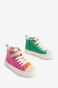 Little Bird by Jools Oliver Corduroy Hi-Top Trainers