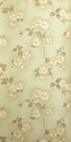 an image of a wallpaper with flowers on it