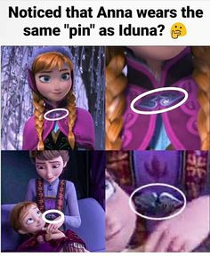 frozen princesses and their names are in the middle of this meme with caption