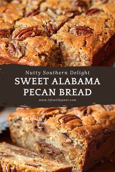 nutty southern delight sweet alamma pecan bread is the perfect dessert for breakfast