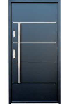 an image of a modern door with metal bars