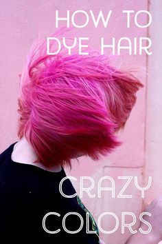 How to Dye Hair Crazy Colors Hair From Black To Blonde, How To Dye Hair, Dyeing My Hair, Black To Blonde, Wild Hair Color, Beauty Hair Color, Vibrant Hair Colors, Dye Hair, Bright Red Hair