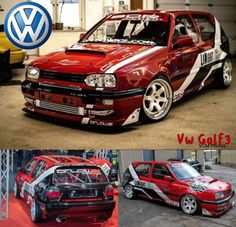 #Vw Golf 3 Racing Car Design, Vw Golf 3, Vw Porsche, Golf Gti, German Cars, Drag Race