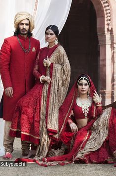 Outfits by Sabyasachi Mukherjee Indian Bridal Wear, Red Anarkali, Lace Outfits, Sabyasachi Mukherjee, Saree Bollywood, Color Outfits, Salwar Kamiz, Desi Clothes, Indian Couture