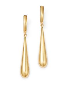 Bloomingdale's Fine Collection Teardrop Cuff Earrings in 14K Yellow Gold - Exclusive Gold Long Drop Earrings, Yellow Gold Accessories, Fine Jewelry Earrings Gold, Gold Earrings Expensive, Gold Luxury Earrings, Gold Earrings Bridesmaid, Timeless Gold Earrings, Gold Designer Earrings, Gold Earrings Statement