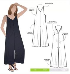 Norman Jumpsuit sewing pattern by Style Arc – SewHungryhippie Pola Jumpsuit, Jumpsuit Sewing Pattern, Jumpsuit Sewing, Jumpsuit Pattern Sewing, Style Arc, Haine Diy, Trendy Sewing Patterns, Tas Fashion, Jumpsuit Pattern