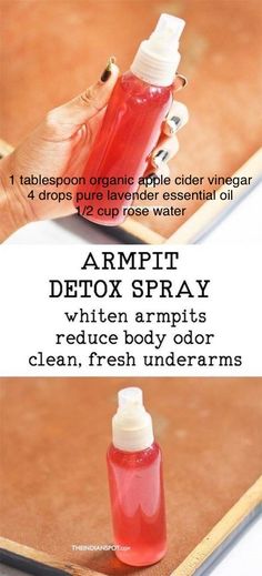 Armpit Detox, Diy Deodorant, Diy Remedies, Diy Natural, Natural Therapy, Natural Diy, Natural Deodorant, Diy Skin Care, Diy Skin