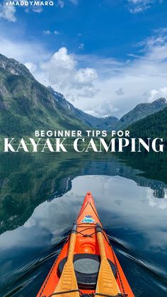 Text “ beginner kayak camping tips” over image of a kayak on the water Camping Gear, Helpful Hacks, Kayak Camping, Kayak Adventures, Kayak Trip, Adventure Camping, What To Pack, Outdoor Hiking, Camping Trips