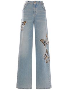 Blumarine Jeans, Blumarine Butterfly, Fem Outfits, Butterfly Jeans, Sweatpants And Sweater, 2024 Ideas, Cute Sweatpants, Creative T Shirt Design, Buy List