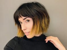 Short Yellow Hair, Hair Color Inspiration, Short Hair Fringe, Short Punk Hair, Punk Hair, Hair Help, Fringe Hairstyles, Yellow Hair, Mustard Color